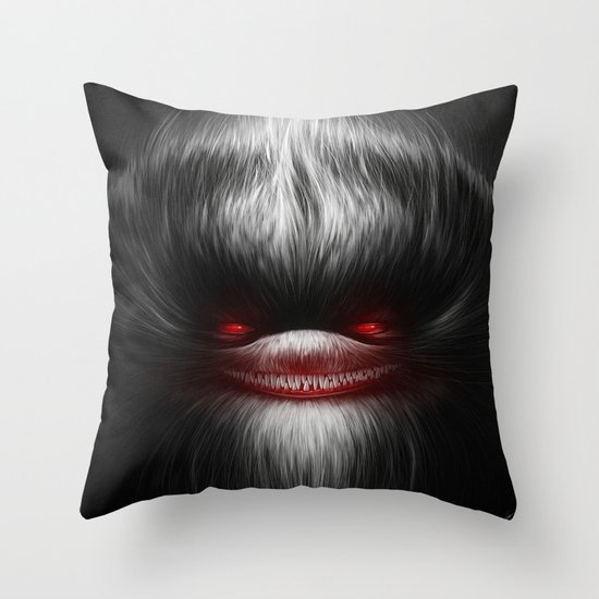 EVIL Throw Pillow