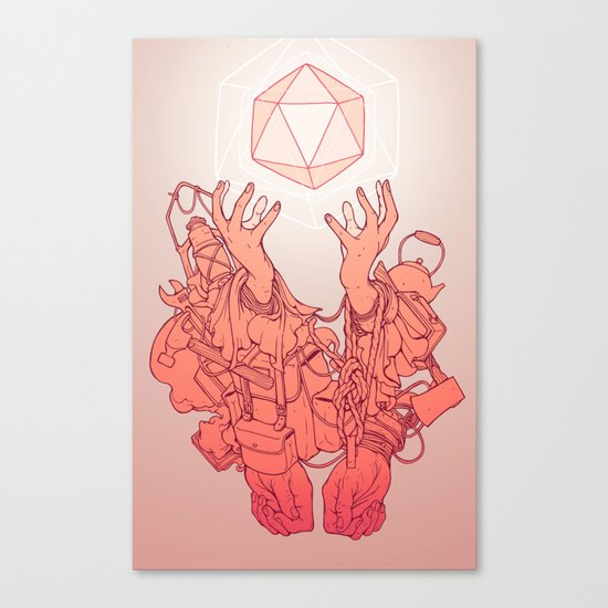 Critical Hit Canvas Print