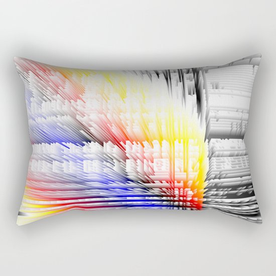 city color fabric Rectangular Pillow