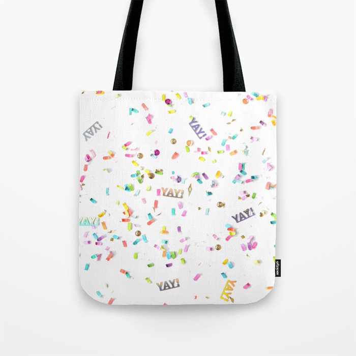 Yay Confetti Tote Bag