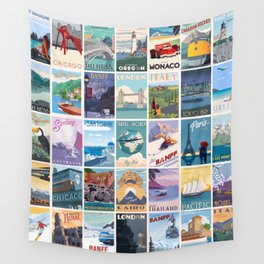 Travel the World Wall Tapestry