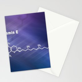 Vitamin E, Structural chemical formula Stationery Card
