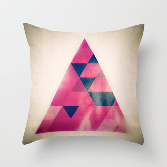 TRYYNGL LYT Throw Pillow