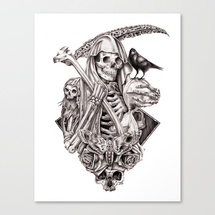 Grim Reaper Vengeance Canvas Print