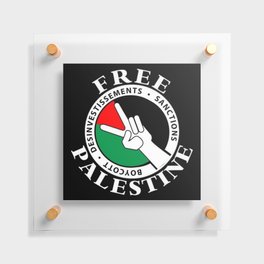 Free Palestine Floating Acrylic Print