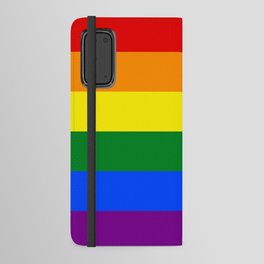 Lgbt 6 color rainbow flag lesbian gay bisexuel transgender and queer  Android Wallet Case