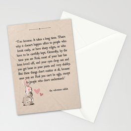 The Velveteen Rabbit - You Become. Stationery Cards
