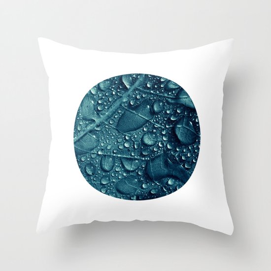 blue water XVI Throw Pillow