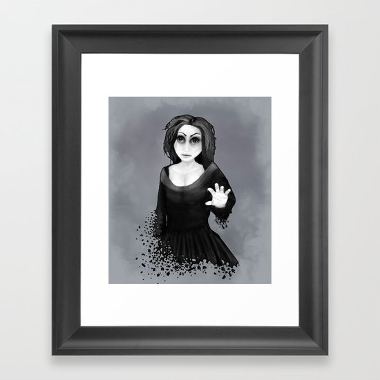Disintegration Framed Art Print