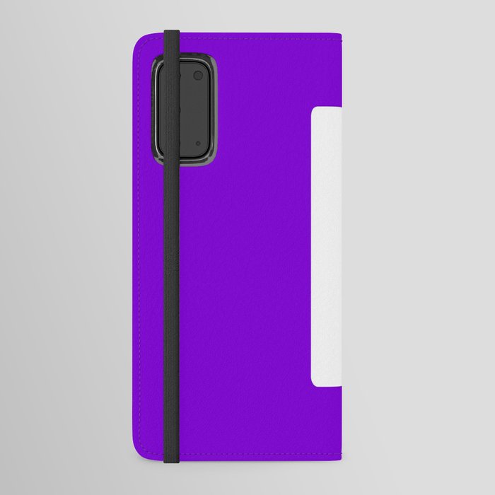 I (White & Violet Letter) Android Wallet Case