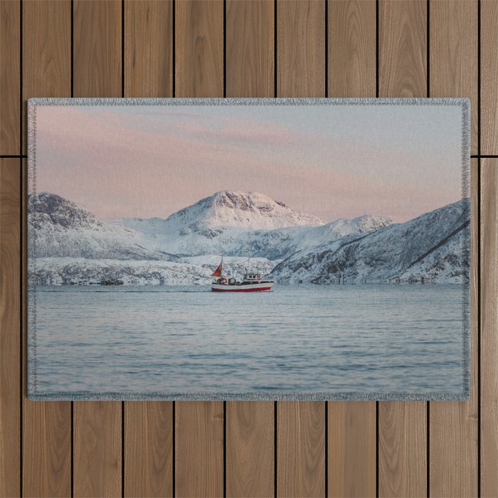 Northern Fishing - Landscape and Nature Photography Outdoor Rug