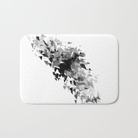 Triangles flow Bath Mat