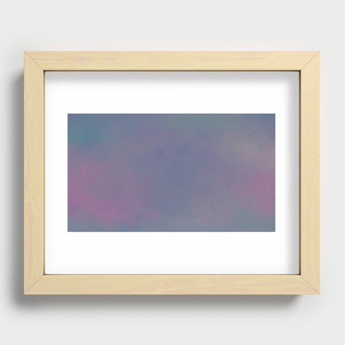 Violet purple background Recessed Framed Print