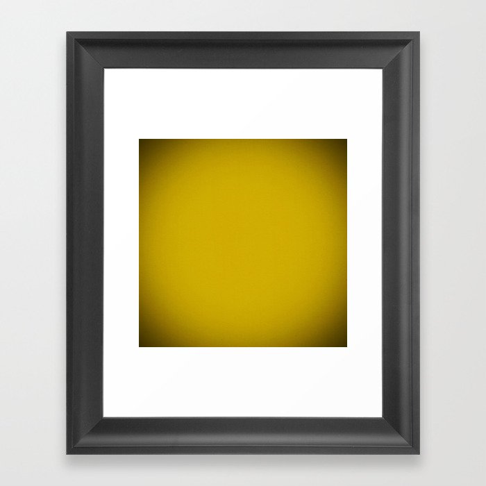 Autumn Gold Yellow Sunny Elegant Collection Framed Art Print