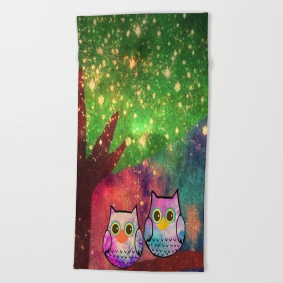 owl-143 Beach Towel