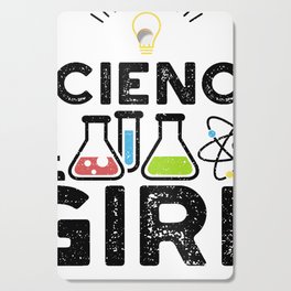 Science Girl Cutting Board