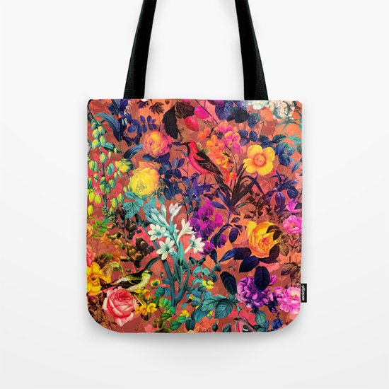 Floral and Birds II Tote Bag