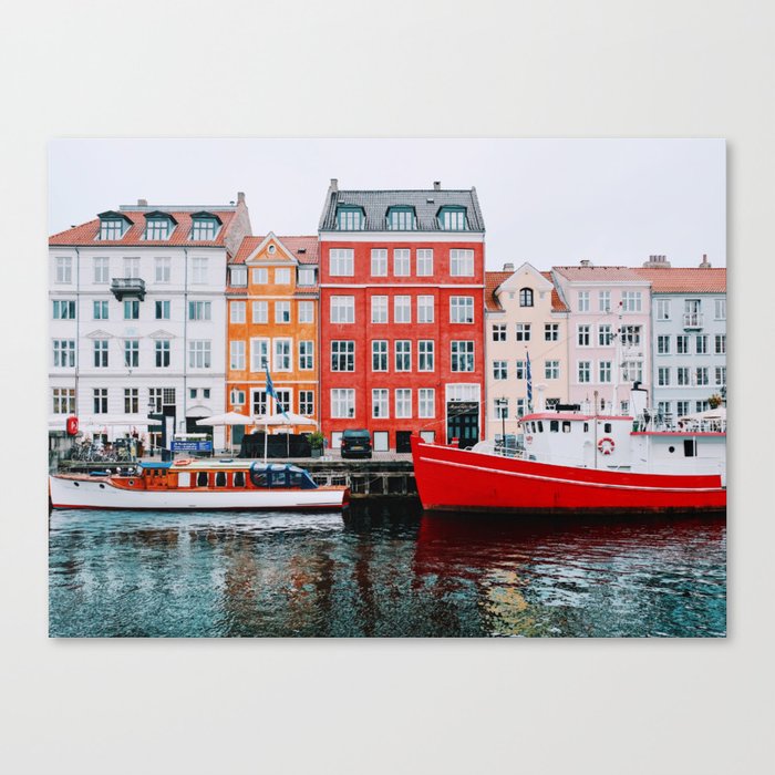 Wes Anderson's Nyhavn Canvas Print