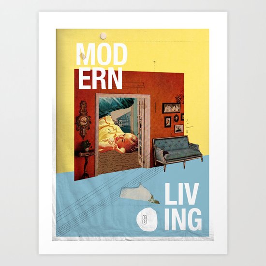 Modern Living Art Print