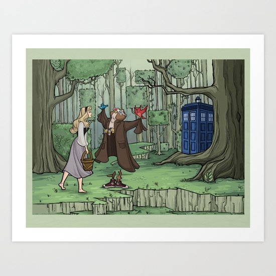 Visions are Seldom all They Seem Art Print