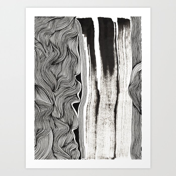 Waterfall (8.29) Art Print