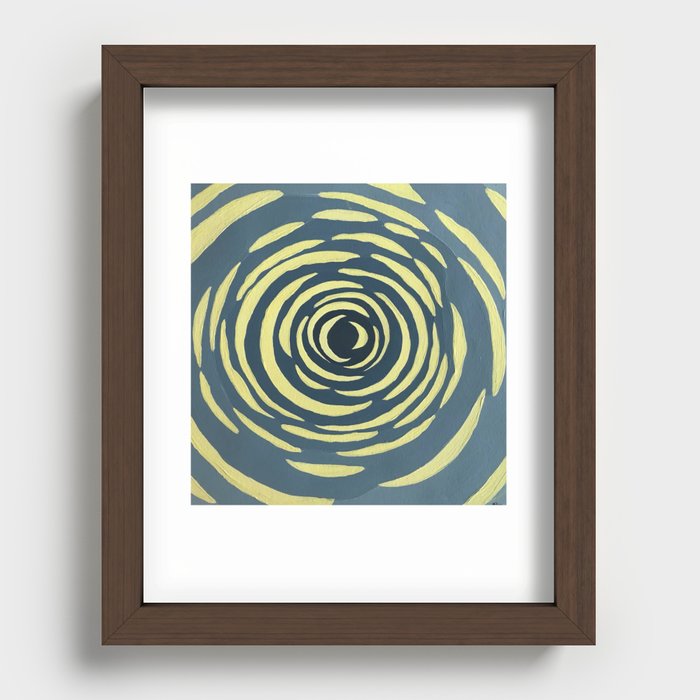 Ripple Effect Recessed Framed Print