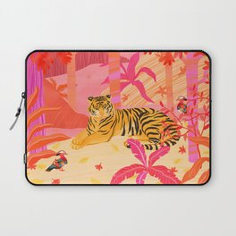 Tiger and Mandarin Ducks Laptop Sleeve