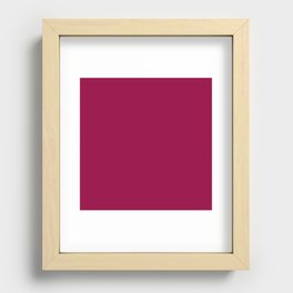 True Cranberry Recessed Framed Print
