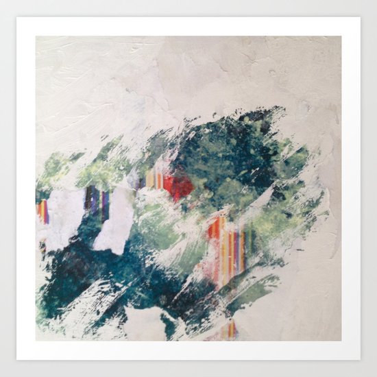 WATER/STRIPE Art Print