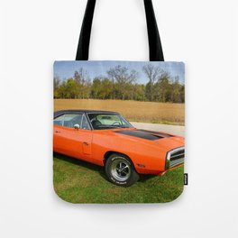 Vintage Hugger Orange 68 Charger color photography / photographs / poster Tote Bag