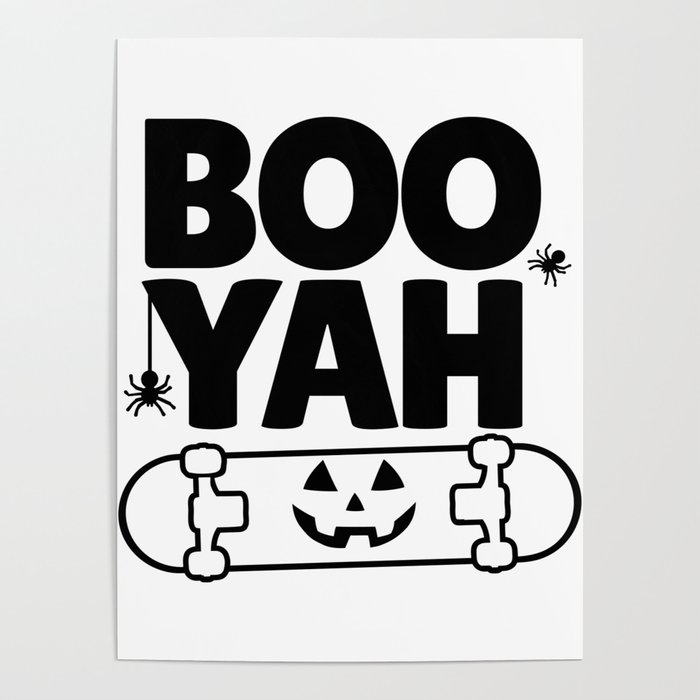 Boo Yah Halloween Poster