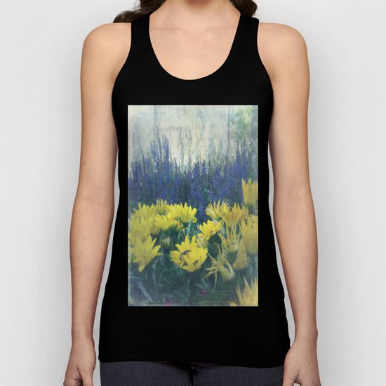 Small Summer Garden Unisex Tank Top