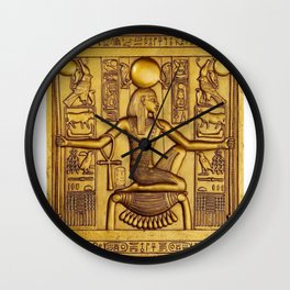 Archeology of the ancient egyption civilization Wall Clock