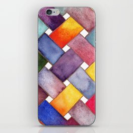 Rainbow Celtic Knot Abstract Pattern iPhone Skin