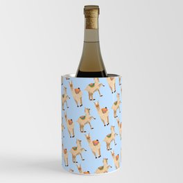 Alpaca Lover Pattern Cute Llama Gift Cute Summer Wine Chiller