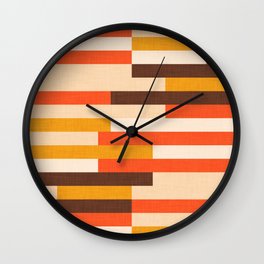 70s Kilim Wall Clock