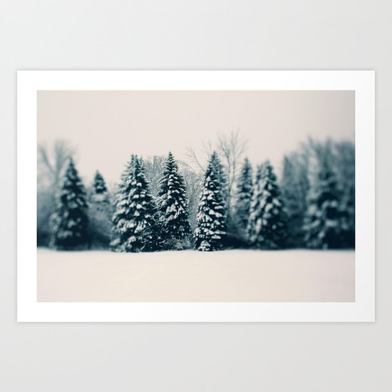 Winter & Woods Art Print