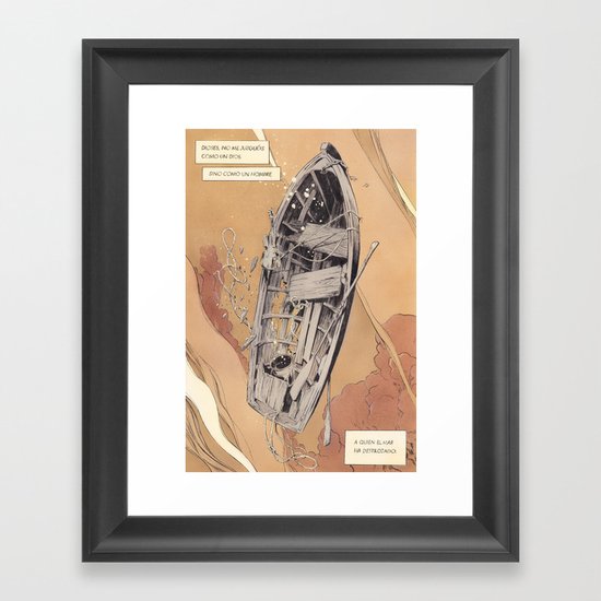 A Phoenician prayer Framed Art Print