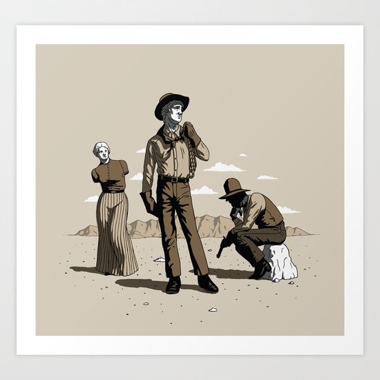 Stone-Cold Western Art Print