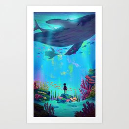Underwater Adventure Art Print