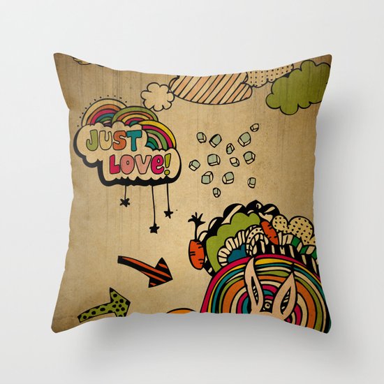 Just Love! Throw Pillow