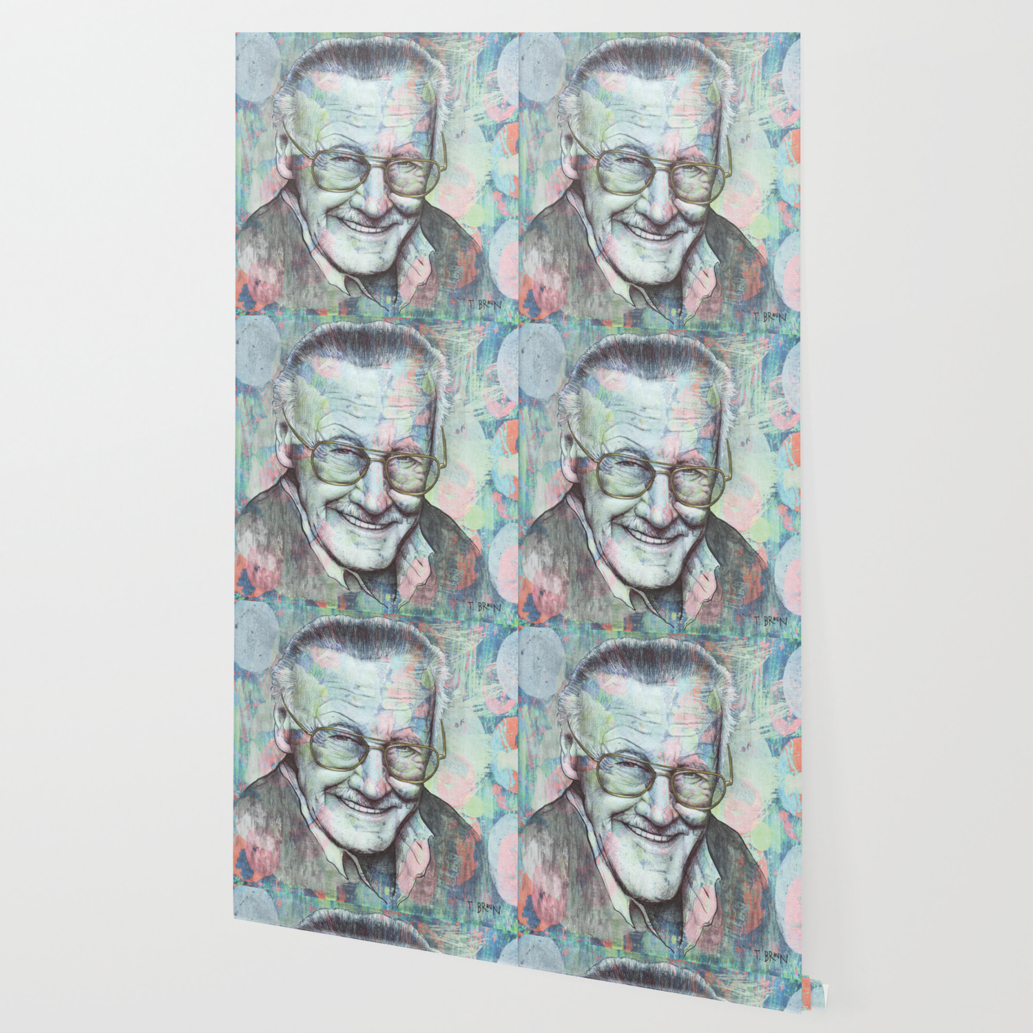Stan Lee Excelsior Wallpaper By Tbraunstudio Society6