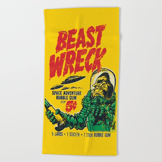 BEASTWRECK ATTACKS! Beach Towel