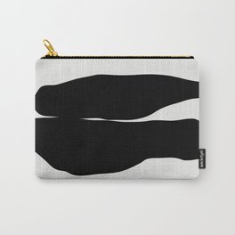 Black abstract #9 Us at Costumes Carry-All Pouch | Black and White, Blackwhiteminimal, Abstractminimal, Blackabstract, Minimal, Whiteabstract, Modern, Curated, Blackwhite, Black 