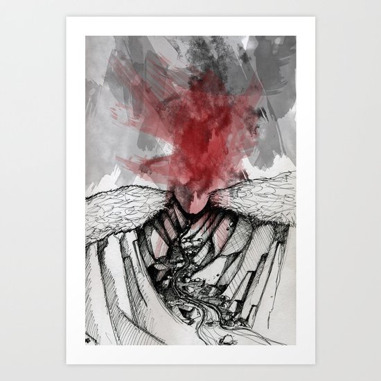 Valley of Death Art Print