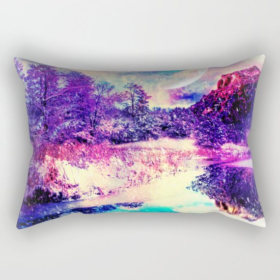 winter pastel Rectangular Pillow