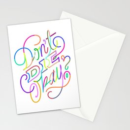 Dont't die, okay? Stationery Cards