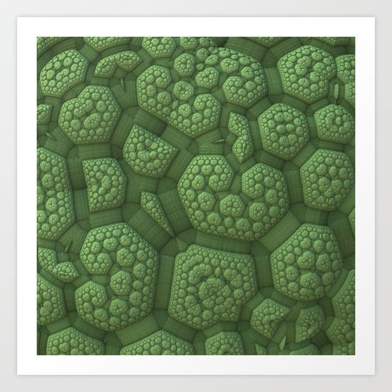 Dinosaur Skin Art Print