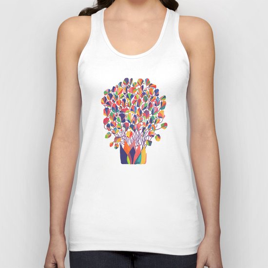 felicitous Unisex Tank Top