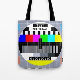 Retro TV Test Pattern Tote Bag